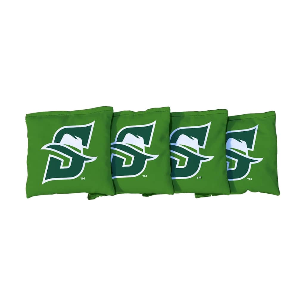 Stetson Gold Light Green Cornhole Bags