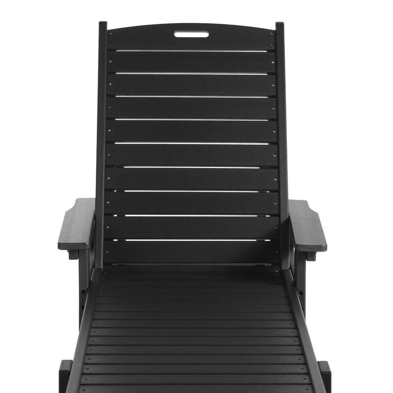 Laguna Hdpe All Weather Outdoor Patio Pool Reclining Chaise Lounge