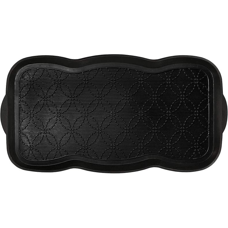 A1HC Footprint Heavy Duty Flexible 100% Rubber Boot Mat