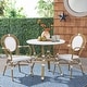 preview thumbnail 2 of 0, SAFAVIEH Outdoor Living Rosen 3 Piece Bistro Set White