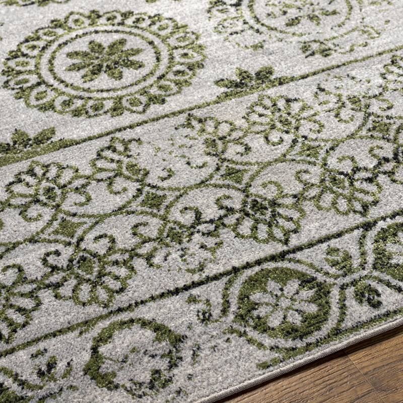 Livabliss Lavadora Updated Traditional Floral & Botanical Washable Area Rug