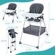 preview thumbnail 4 of 18, 2 in 1 Baby Highchairs Portable Feeding and Eating Seat