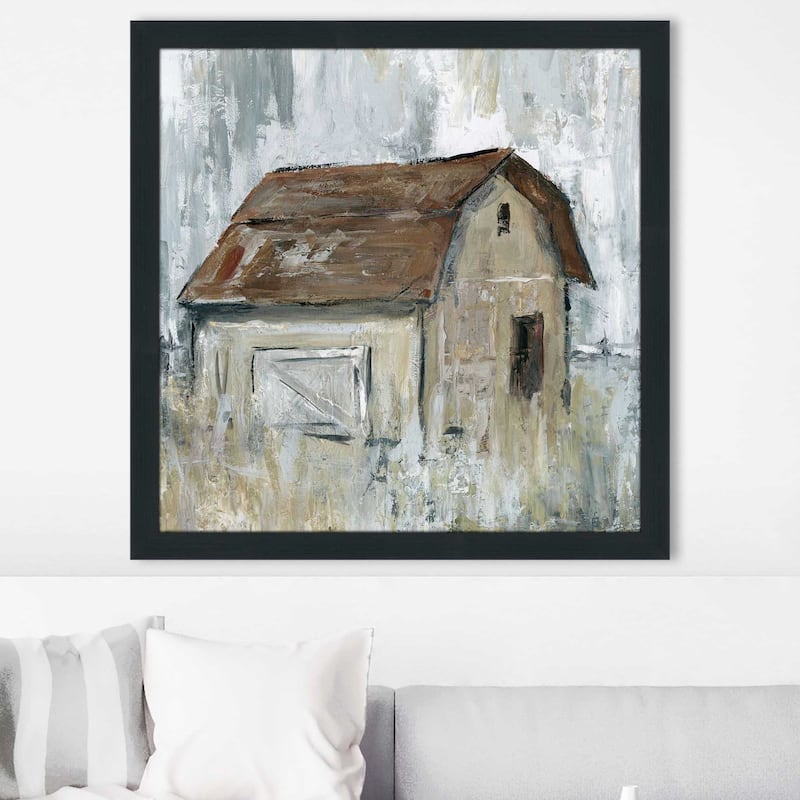 "Barn At Dusk" by Carol Robinson Print on Acrylic.