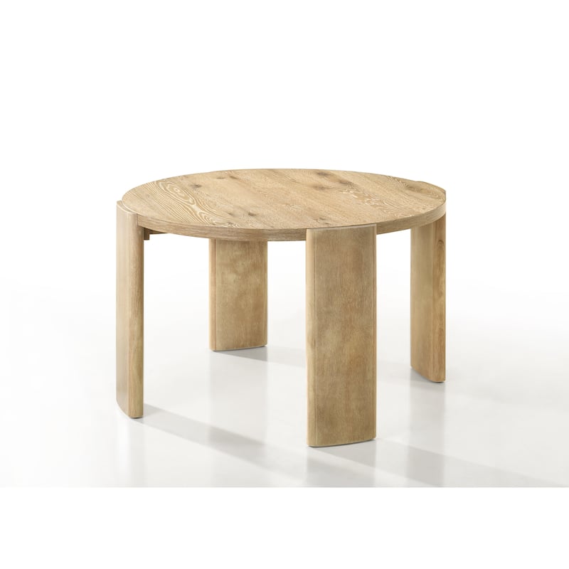 Bowen Oak Finish 47" Round Dining Table