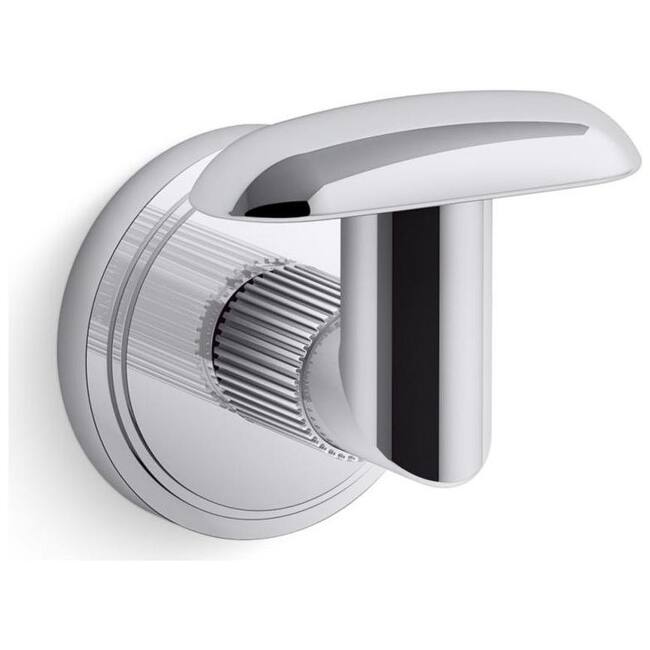 Kallista P80247-00 Vir Stil by L Kirar Single Robe Hook - Polished Chrome