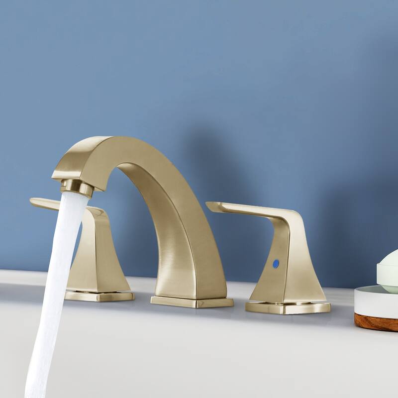 Topcraft Two Handle Bathroom Sink Faucet with Pop-Up Drainer