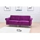 preview thumbnail 12 of 78, Legend Furniture Covertible Velvet Sofa Bed Sleeper