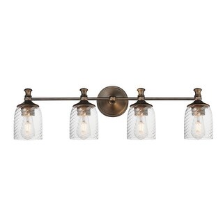 Maxim 21354 Swirl 4 Light 33" Wide Vanity Light