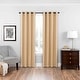 preview thumbnail 1 of 11, Eclipse Bryson Room Darkening Curtain Panel 52X95 - Wheat