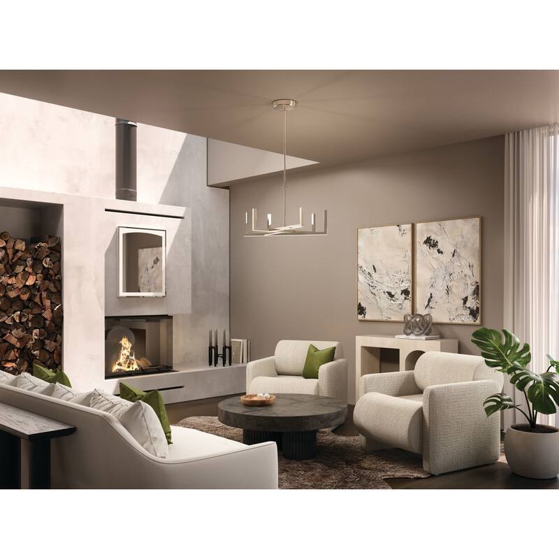Kichler 84313 Priam 28" Wide Linear Chandelier