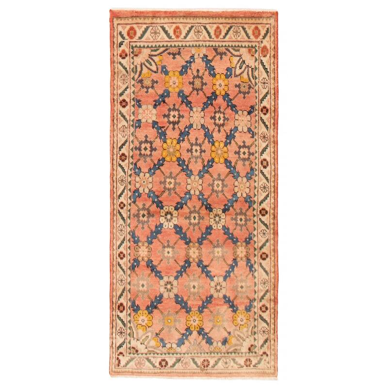 ECARPETGALLERY Hand-knotted Melis Copper Wool Rug - 3'2 x 6'9 - Copper - 3'2 x 6'9
