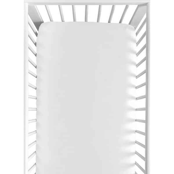 slide 2 of 6, Solid Ivory Boy Girl Fitted Crib Sheet - Beige Off White for Boho Bohemian Woodland Farmhouse Botanical Floral Linen Collection