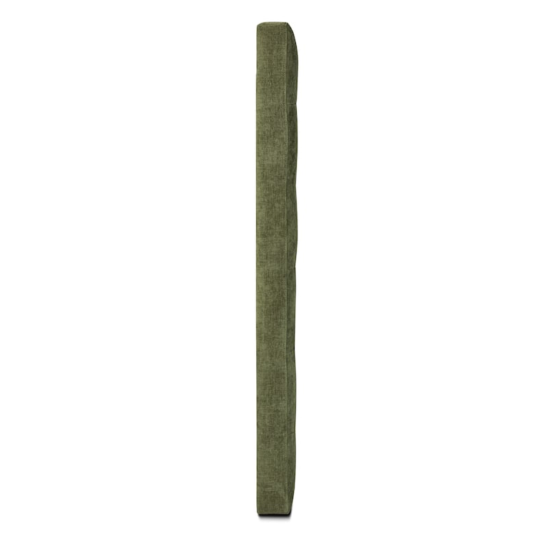 Poly & Bark Napa Fabric Headboard in Distressed Green Velvet