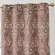 preview thumbnail 14 of 46, HLC.me Paris Paisley Print Light Reducing Filtering Grommet Window Curtain Panels - Set of 2 50 W x 96 L per panel - Pair - Spice