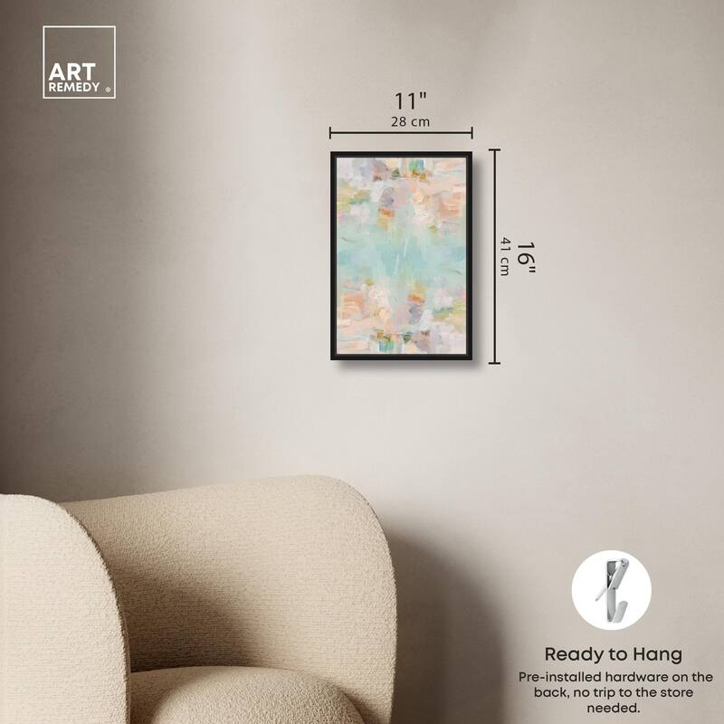 Expressive Swirls Canvas by Art Remedy