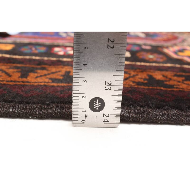 ECARPETGALLERY Hand-knotted Teimani Dark Blue Wool Rug - 2'7 x 4'8