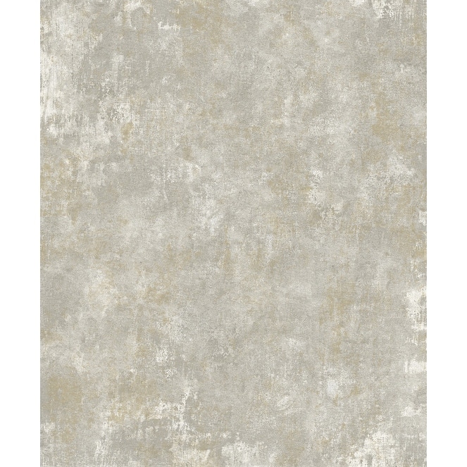 Brewster Axel Light Grey Patina Texture Wallpaper - 21in x 396in x 0.025in