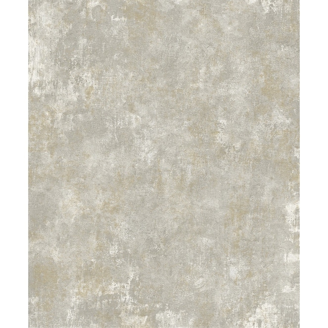 Axel Light Grey Patina Texture Wallpaper - 21in x 396in x 0.025in - Bed ...