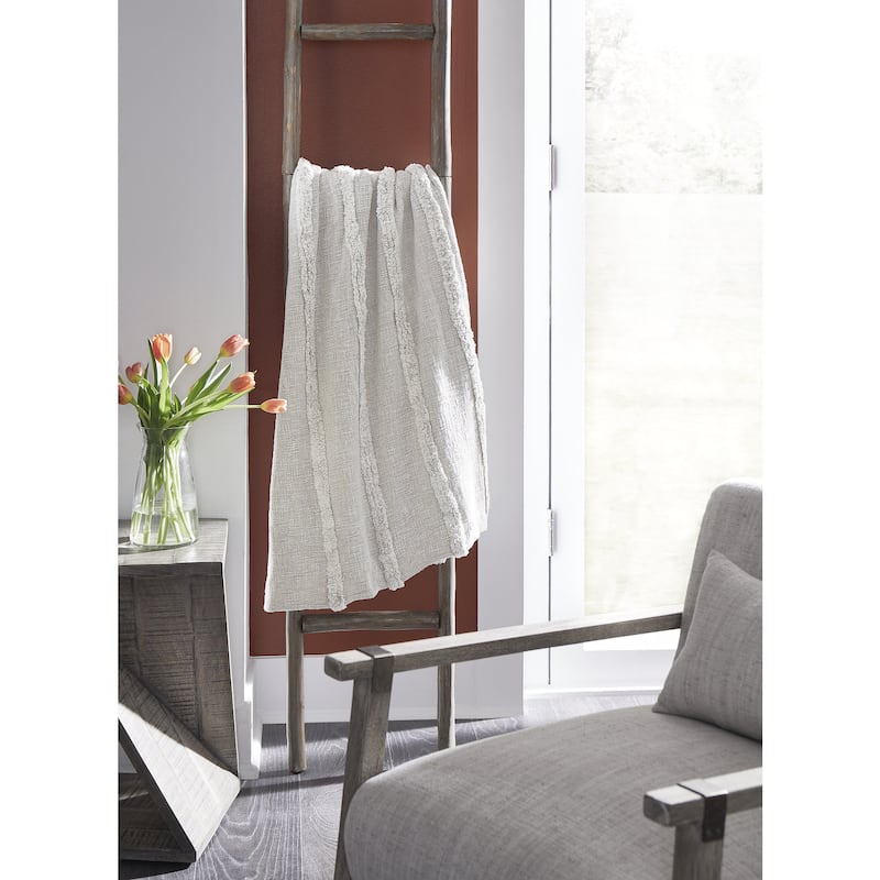 Signature Design by Ashley Samsen Gray Throw (Set of 3)