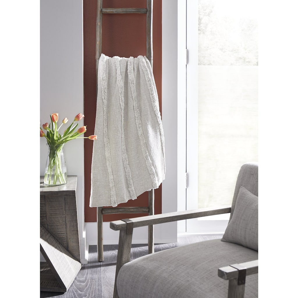 Signature Design by Ashley Samsen Gray Throw (Set of 3)
