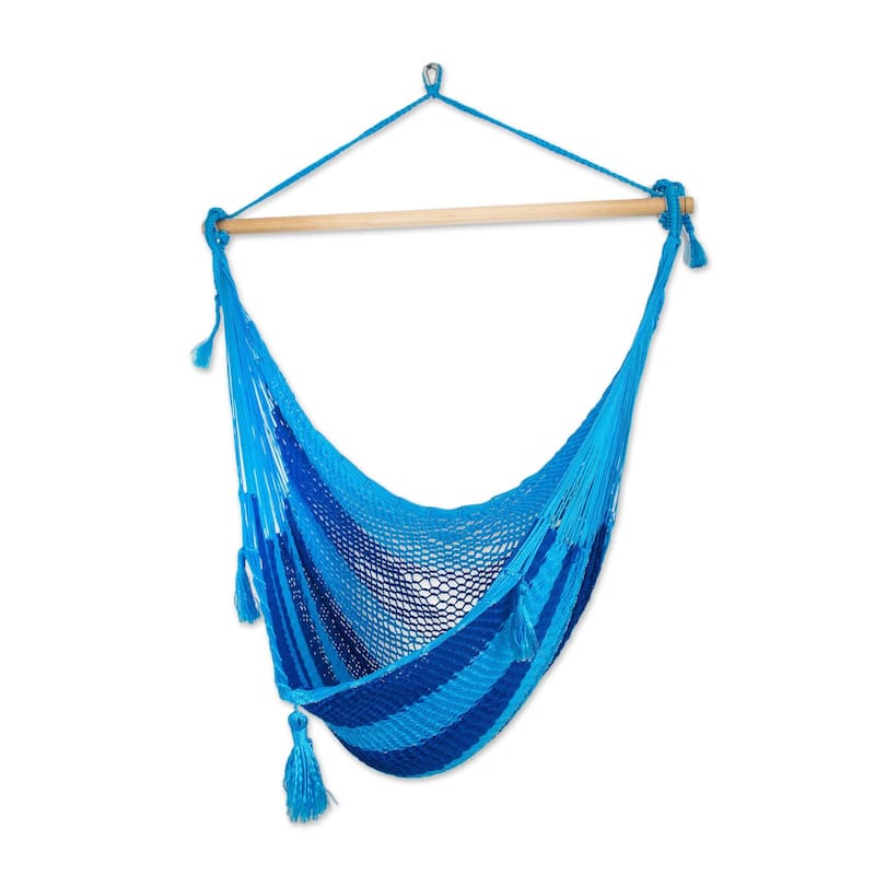 Handmade Sea Dream Nylon rope hammock swing (Mexico)