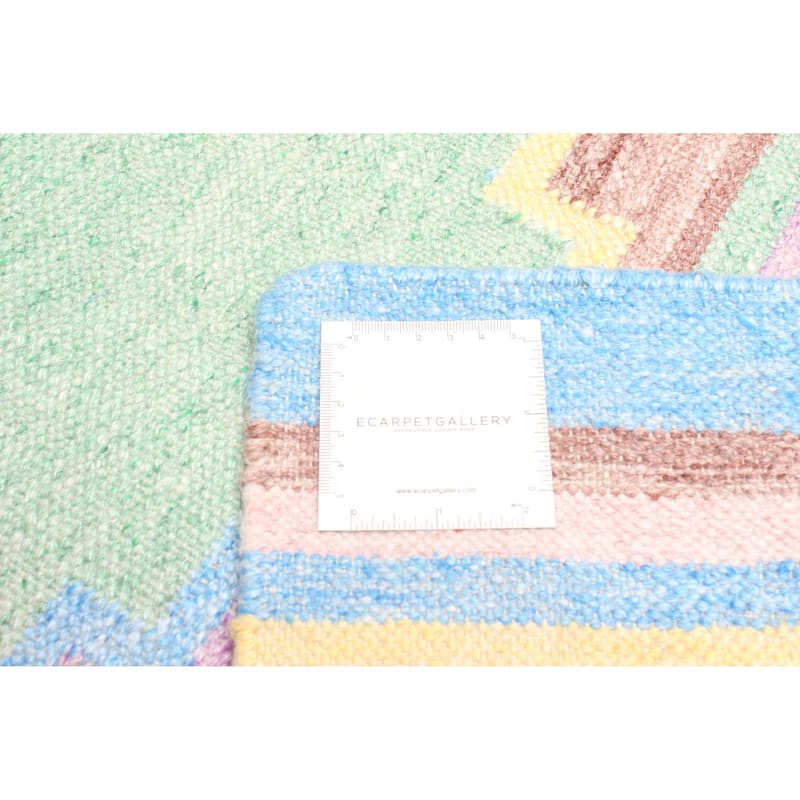 ECARPETGALLERY Flat-Weave Ankara FW Purple Wool Kilim - 5'2 x 8'0