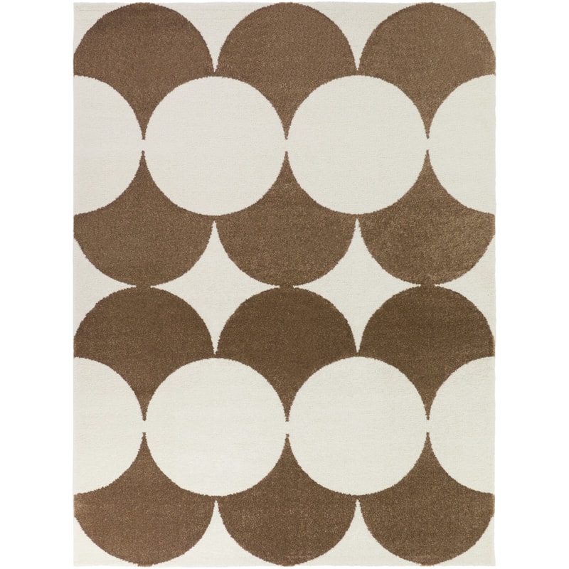 Leto Retro Geometric Area Rug