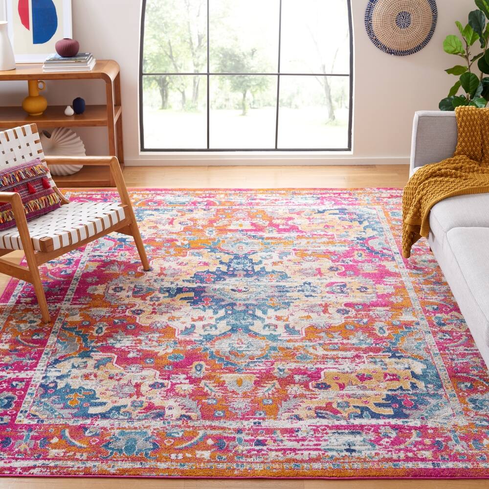 SAFAVIEH, Madison Jovita Vintage Boho Oriental Medallion Rug