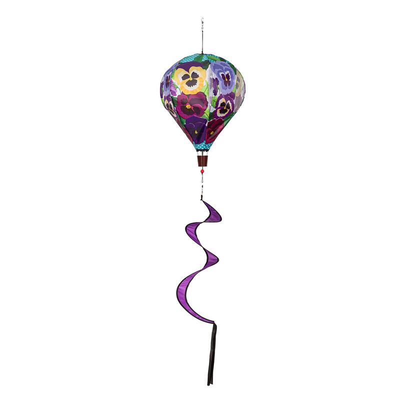 55" Pansy Garden Balloon Spinner