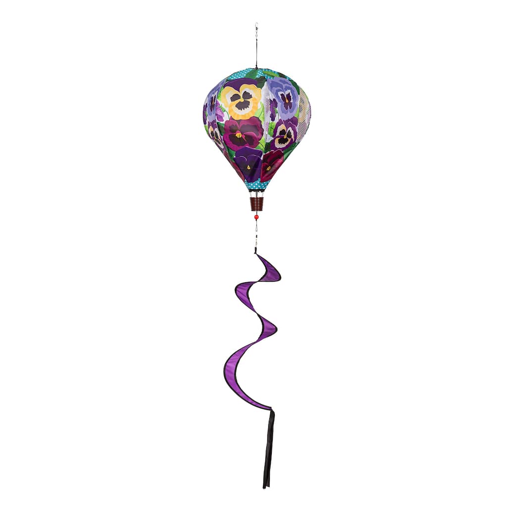 55" Pansy Garden Balloon Spinner