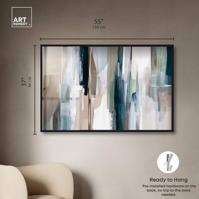 Color Columns Shadowbox by Art Remedy