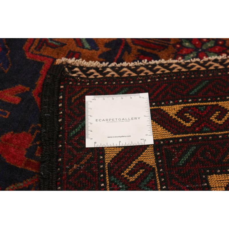 Teimani Navy Rug 3'7" x 6'11" - 3'7 x 6'11