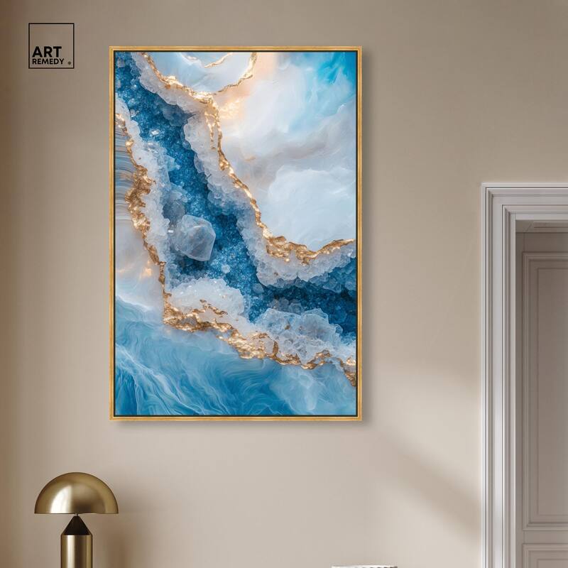 Molten Topaz I Canvas by Art Remedy