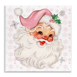 Stupell Pastel Vintage Jolly Santa Wall Plaque Art Design By Mollie B. - Bed Bath & Beyond - 43021493