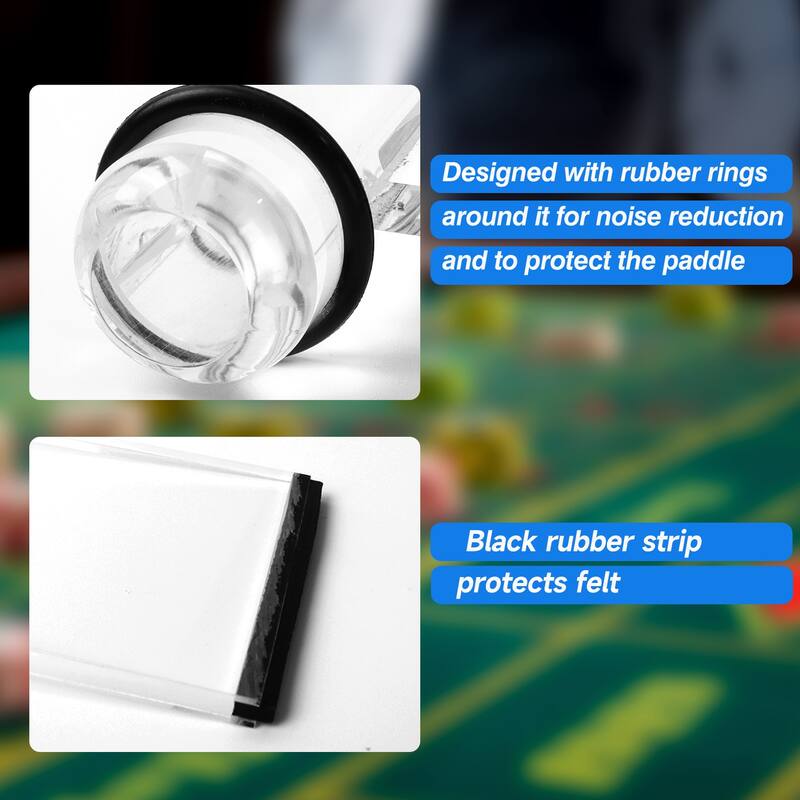 GSE™ Acrylic Casino Money Plunger Paddle for Casino Custom Poker Tables - Money Plunger
