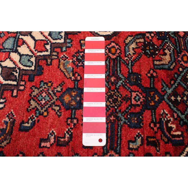 ECARPETGALLERY Hand-knotted Anadol Red Wool Rug - 3'7 x 10'11