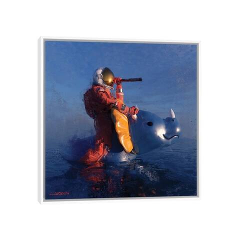 iCanvas "Hold Still" by Andreas Claussen Framed White - 18x1
