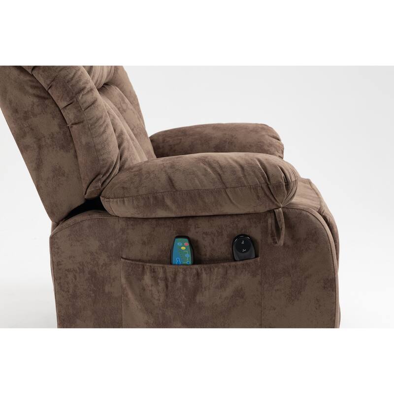 Power Lift Recliner Chair with Massage & Heating, Ergonomic Lounge Sofa Chair, Electric Massage Chair with USB Port