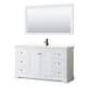 Option White, Black Trim, White Quartz Top