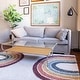 preview thumbnail 2 of 13, Mod-Tod Kristina Kids Rainbow Shag Area Rug