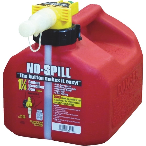 No-Spill 1.25 Gal Gas Can