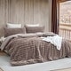 preview thumbnail 4 of 2, Woodland Forest - Coma Inducer® Oversized Duvet Cover Set - Tree Bark Brown