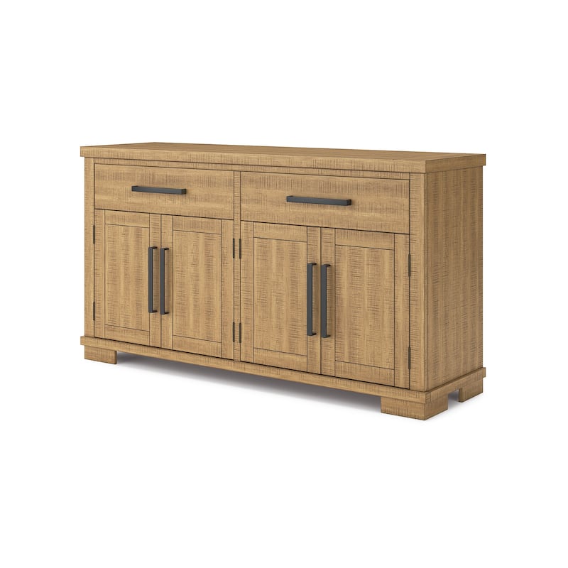 Signature Design by Ashley Havonplane Brown Dining Server - 65.88"W x 19"D x 36.13"H