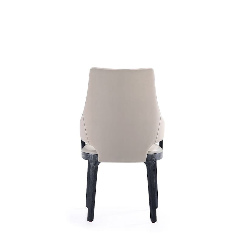 Manhattan Comfort Kara Modern Velvet Upholstered Dining Arm Chair