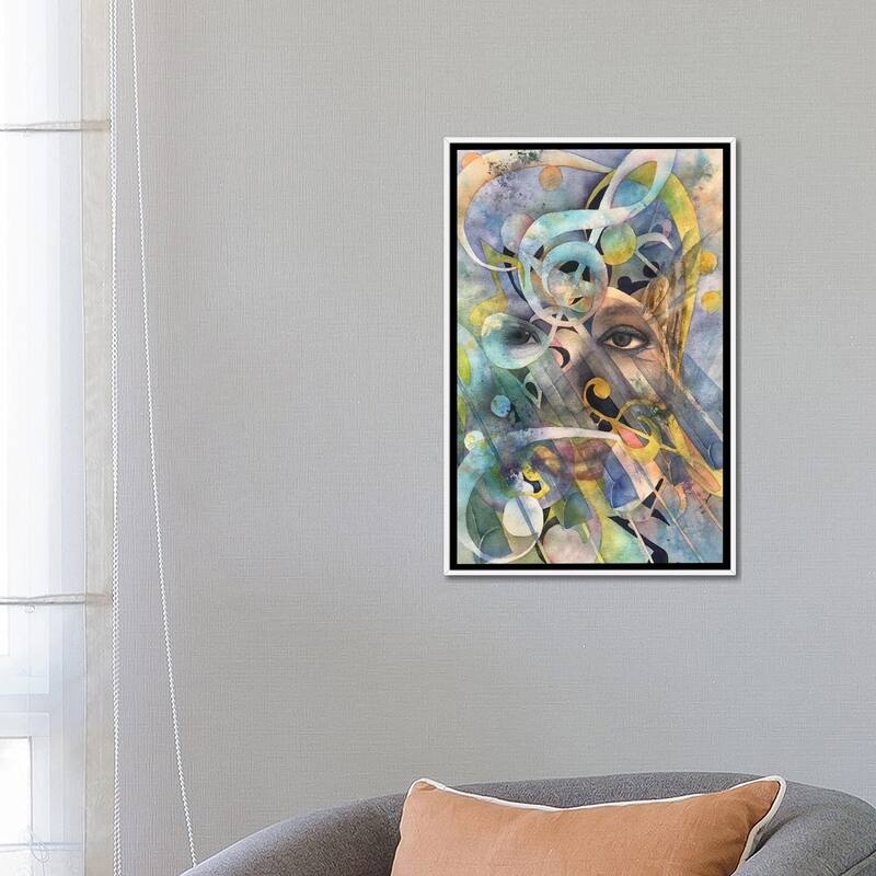 iCanvas "Jazz Fest Also" by Liz Covington Framed Canvas Print