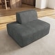 preview thumbnail 27 of 62, Modern No Assembly Required Sectional Chaise Lounge Side Sofa