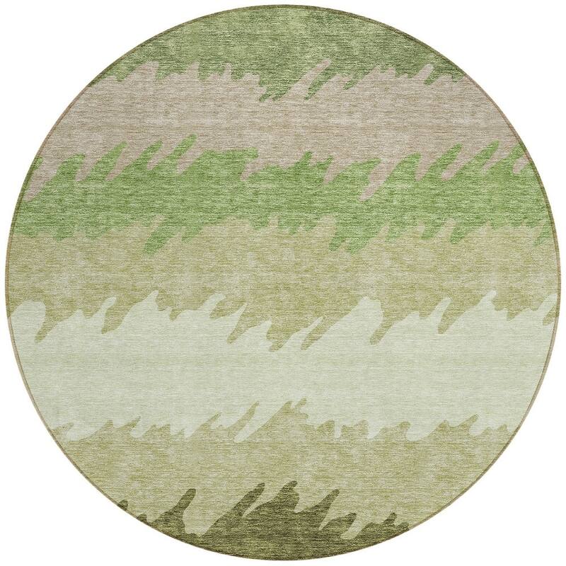HomeRoots Striped Transitional Rectangle Outdoor Rug