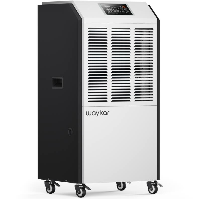 Waykar 291 Pints Commercial Dehumidifier for Space up to 9000 Sq. Ft - Black
