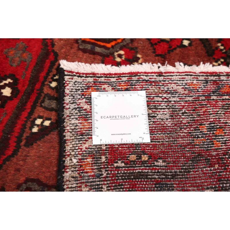 ECARPETGALLERY Hand-knotted Andelz Red Wool Rug - 3'2 x 6'9