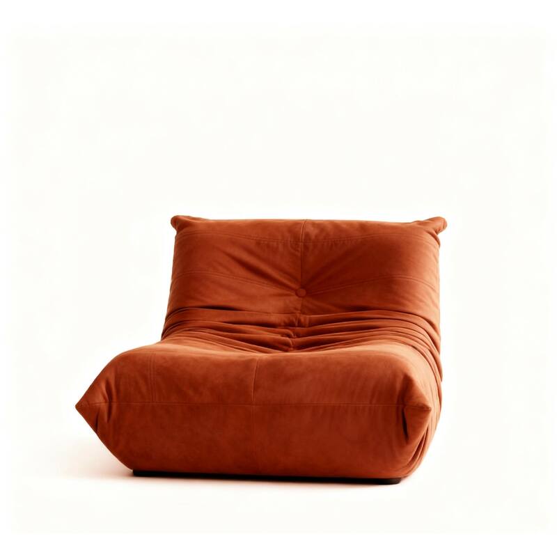 Button-Tufted Accent Chair Bean Bag Chair / Living Room Lazy Sofa Lounge Chair Reading Chair
